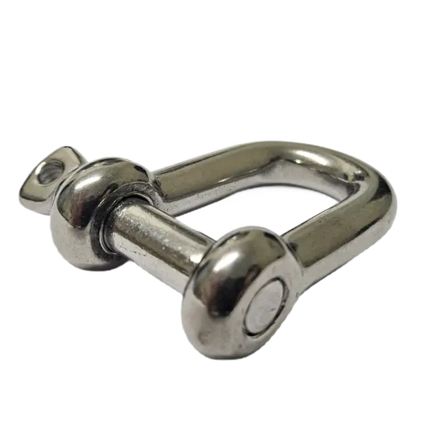 Stainless steel A4 shackle bow hex dee d 316 marine grade 5mm 6mm 8mm 10mm 12mm