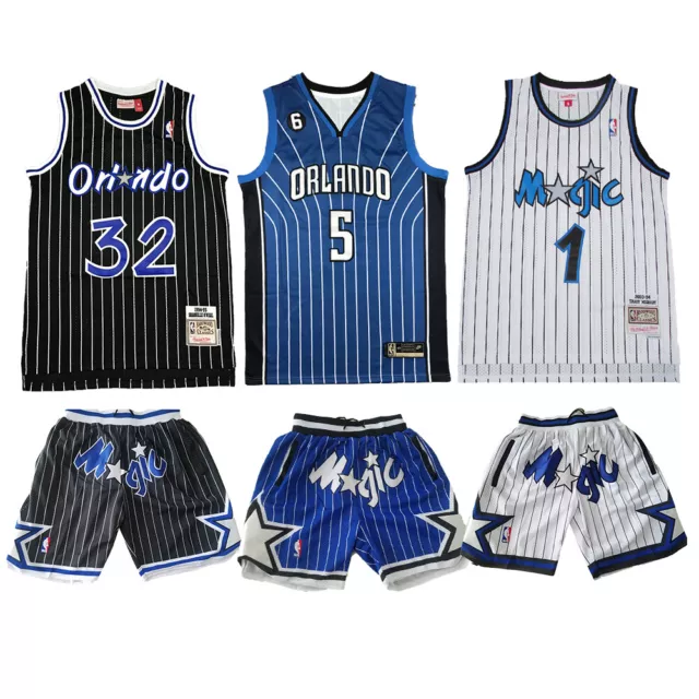 90s Starter Orlando Magic NBA Jersey Black Blue L – PopeVintage