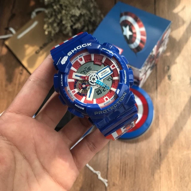 Mua Đồng Hồ G-Shock Captain America Phiên Bản Giới Hạn - Hộp Đồng Hồ