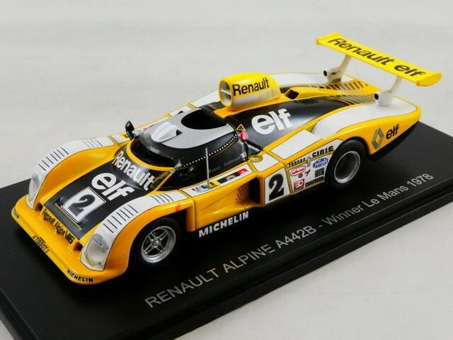 Spark S1556 1/43 Renault-Alpine A 442 #16 24H le Mans 1977 Modèle Auto de Japon