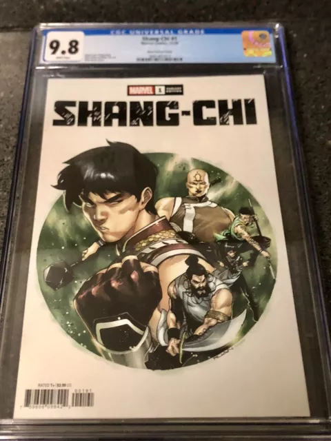 SHANG-CHI #1 CGC 9.8 RUAN Variant Cover Marvel Comics 2020