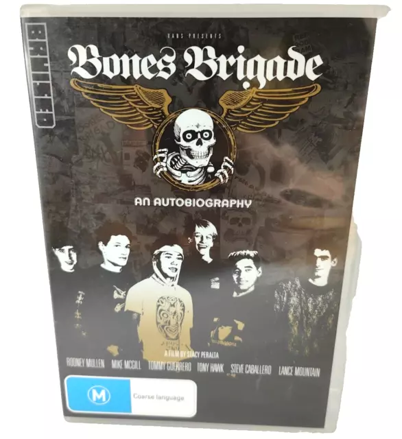 Bones Brigade An Autobiography DVD Skateboarding doco Tony hawk drama epic VGC 4