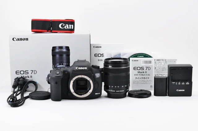 *Near Mint*Canon EOS 7D Mark II Camera(Kit w/ EF-S 18-135mm IS STM Lens set