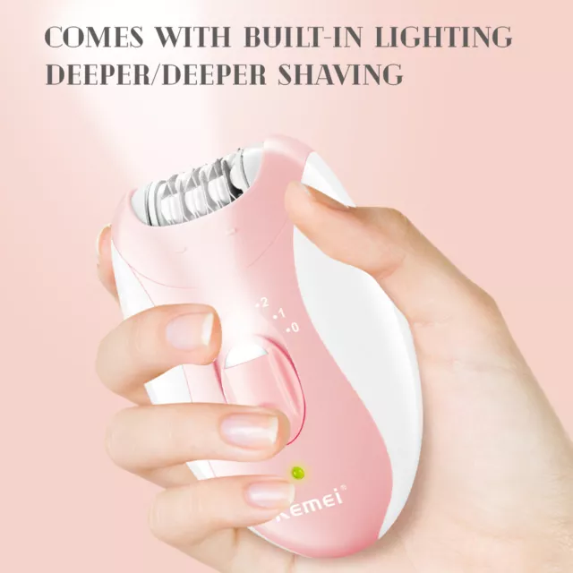Epilator For Women Cordless Rechargeable Lady Body Hair Removal Shaver 2 IN 1 2