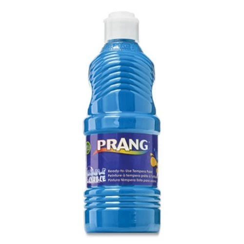 Pintura lavable Prang, azul turquesa, botella de tapa dispensadora de 16 oz (DIXX10712)
