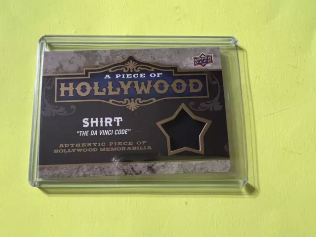 2009 Upper Deck A Piece of Hollywood - Tom Hanks Shirt Relic  The Da Vinci Code