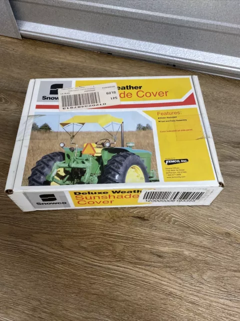 Snowco, by Femco inc. Tractor Deluxe Weather Sunshade Cover JBT-3 Yellow 405592