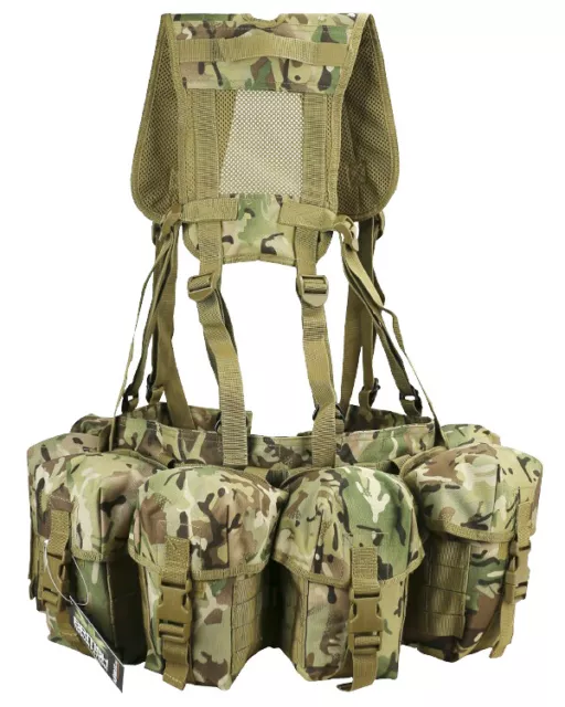 British Army Airborne Webbing System Mtp Molle Btp Tactical Plce Military 2
