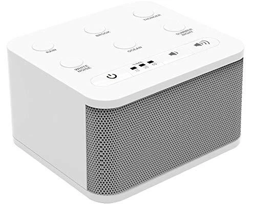 White Noise, Rain Sound Machine for Sleeping - Portable White Noise Machine