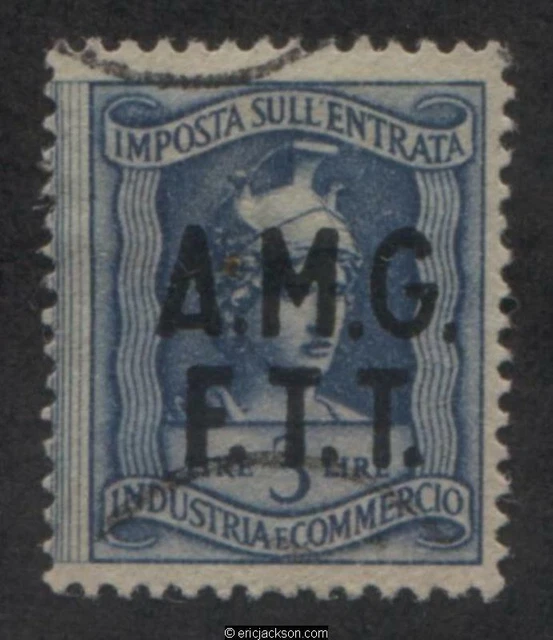 Trieste Industry & Commerce Revenue Stamp, FTT IC33 right stamp, used, F-VF