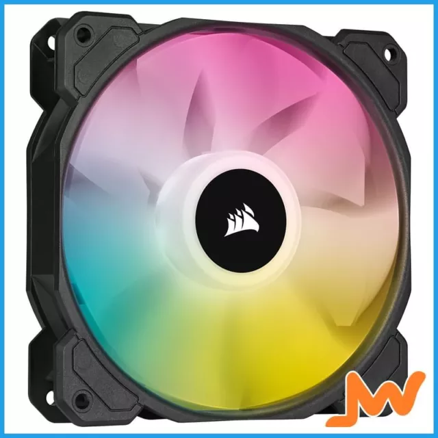 Corsair SP120 Black RGB Elite 120mm PWM Fan - Single Pack