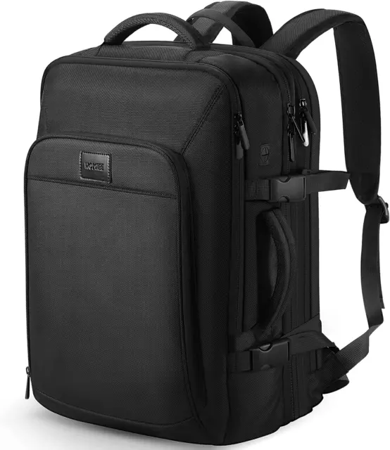 HOMIEE Carry on Luggage 22X14X9 Airline Approved Travel Laptop Backpack, 50L Exp