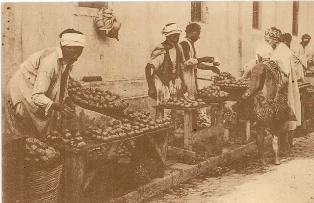 Carte Postale Afrique Tunisie Scenes Et Types Marchands De Figues De Barbarie