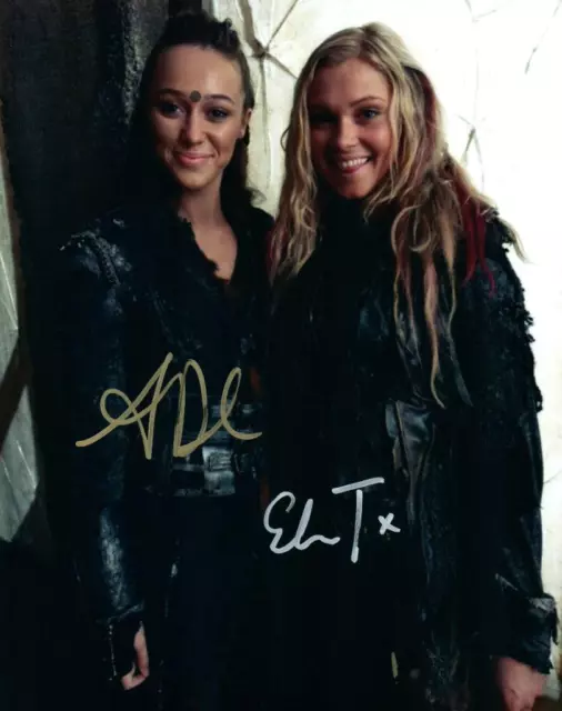 Eliza Taylor  Alycia Debnam Carey signed 8x10 Photo autographed Picture with COA