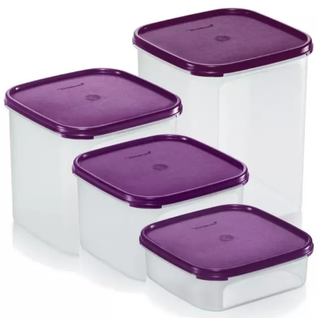  Tupperware Modular Mates Square Replacement Lids Seal Lid 1623  Dewberry 7 x 7: Home & Kitchen