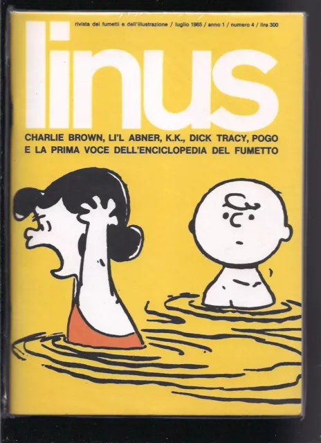 Linus Numero 4 Ristampa Edizione Repubblica