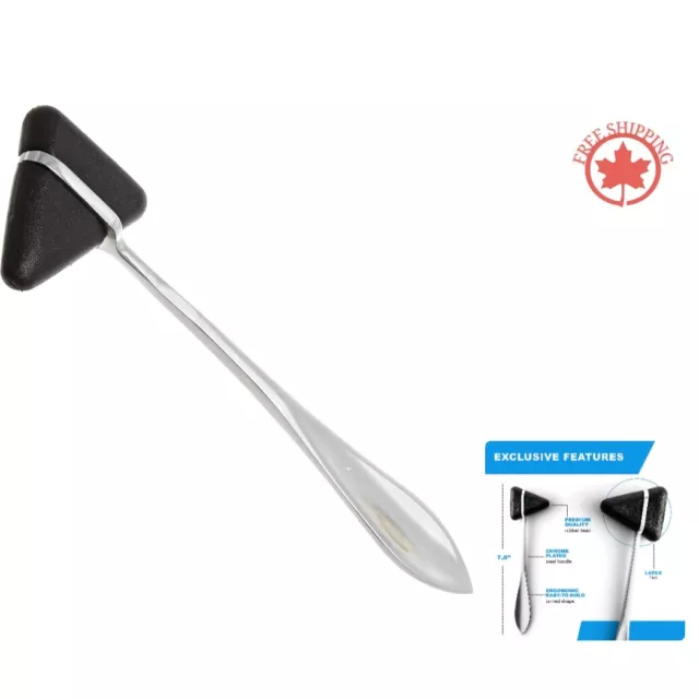 Taylor Precision Neuro Hammer - Highly Accurate Triangular Head - 7-Inch