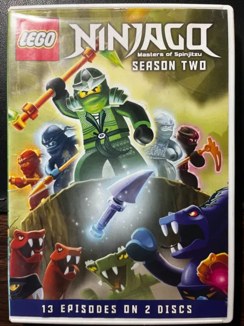 Lego Ninjago Masters of Spinjitzu Season Two 2 - 13 Episodes on 2 Discs DVD