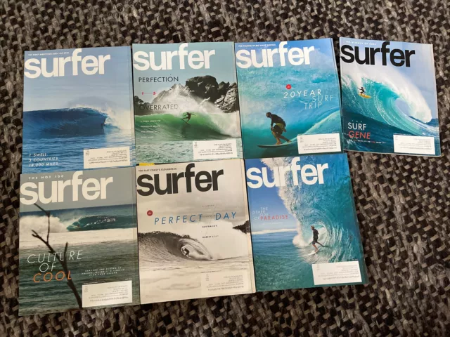 LOT OF 7 SURFER MAGAZINE Jan 2012 - July ISSUES SURFER LONGBOARDING LOT OF 7 SURFER MAGAZINE Jan 2012 - July ISSUES SURFER LONGBOARDING