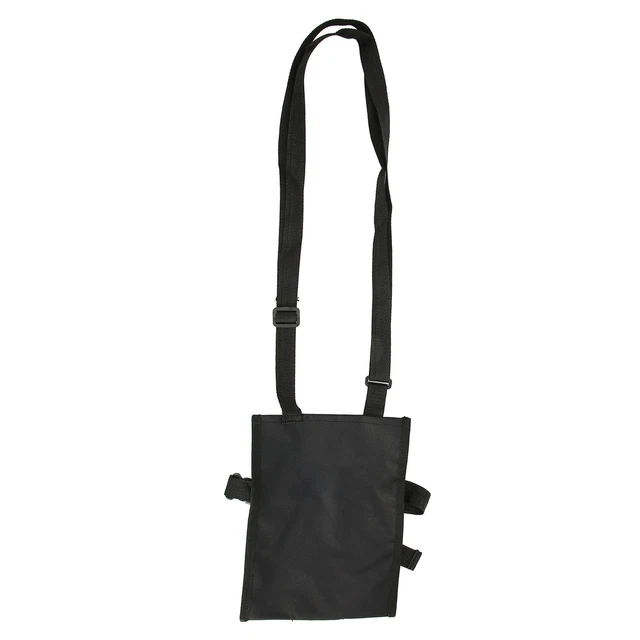 Housse De Cathéter Support De Sac De Drainage 'urine à Double Sangle Noire