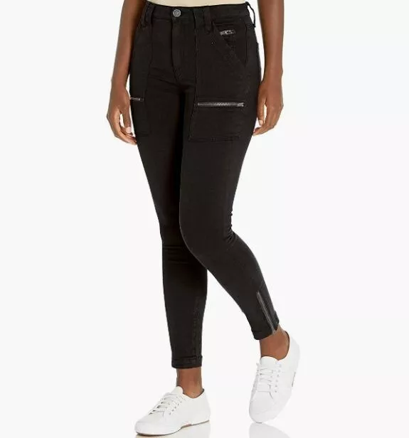 JOIE Women's Size 8 Park Cargo Pants/Zip Cargo Pockets/Ankle Zip
