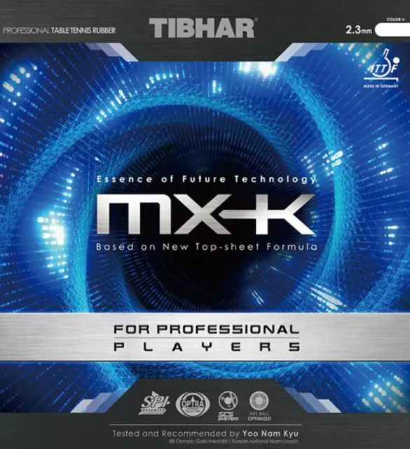 Tibhar Professional Players MX-K,MX-K(H) Table Tennis Ping Pong Rubber Sponge