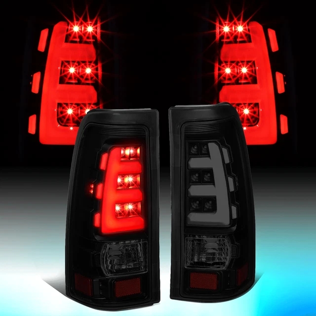1999-2002 Chevy Silverado GMC Sierra E Styling LED Tube Tail Lights - Foto 5