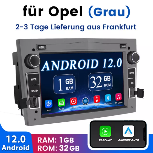 Android12 Autoradio Für Opel Astra H Corsa C D Vectra GPS Navi BT RDS CARPLAY EQ