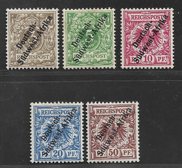 DSWA Satz Minr. 1- 4 und II * Mi.: 330 €