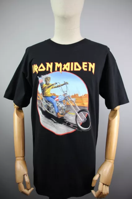 IRON MAIDEN Very Rare Somewhere Back In Time World Tour 2008 T Shirt  Size L