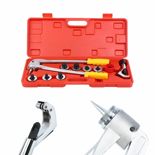 7 Lever Tube Tubing Expander Swaging Tool Kit Steel Piping& Pipe HVAC Tools Good