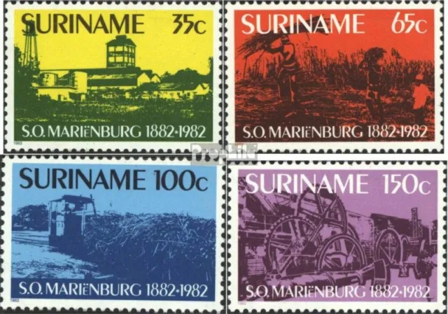 Surinam 993-996 (edición completa) nuevo 1982 Marienburg