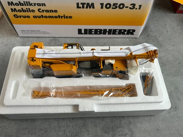 Miniature Grue Mobile Liebherr LTM 1050 WSI 1/50 - GROHMANN - Neuve En Boîte
