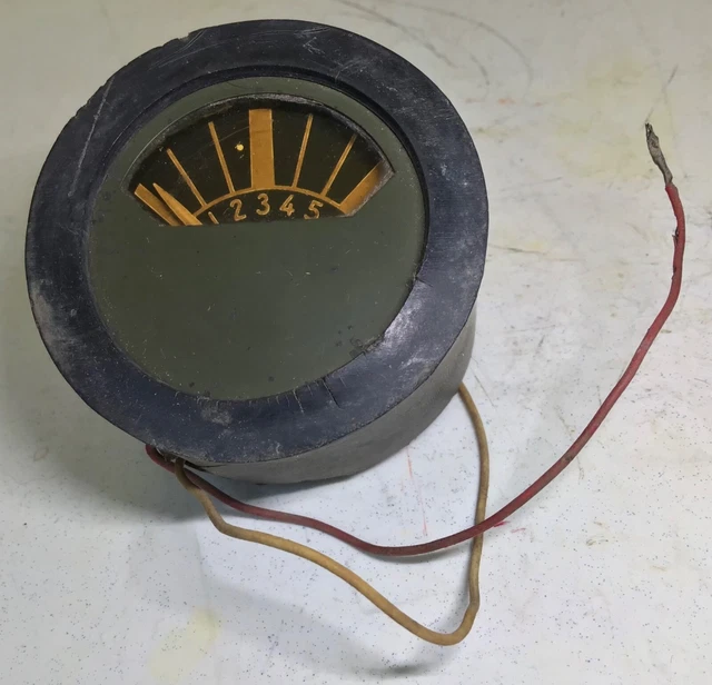 vintage POD-TYPE Ford Chevy/GM Mopar OLD HOT ROD Pontiac car VOLTS GAUGE or GAGE