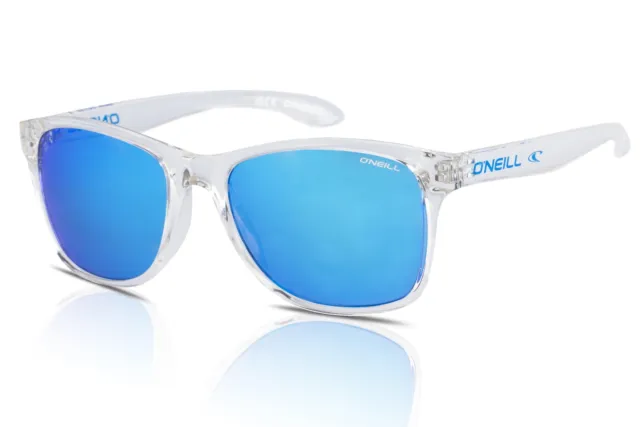 O'Neill OffShore Sunglasses Polarised 2.0 113P Gloss Clear Crystal/Blue Mirror