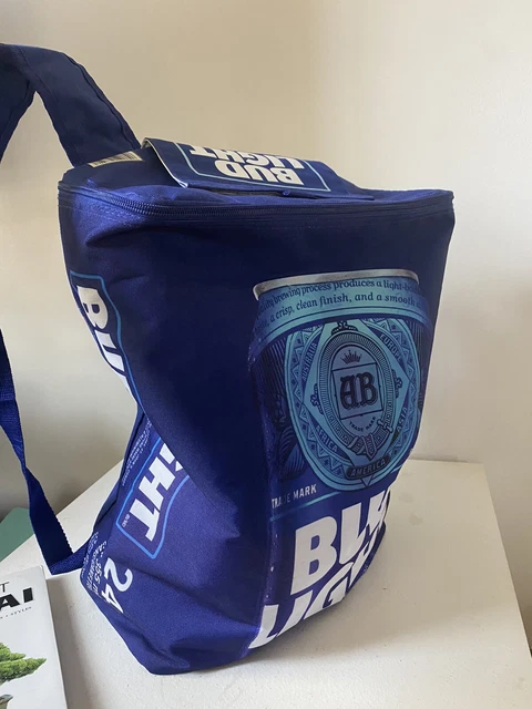 Budweiser Bud Light Insulated Cooler Bag Holds 24 Cans Backpack Ad