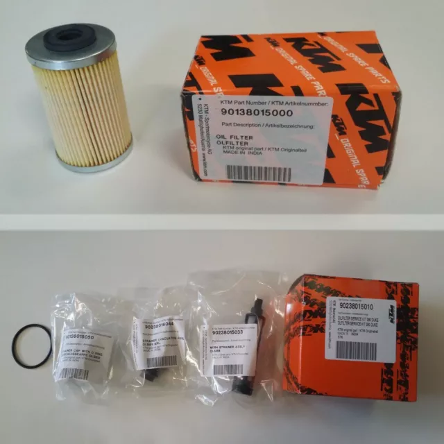 Ktm  Kit Filtro Olio Duke 250 390 Rc 250 390  - 90238015010