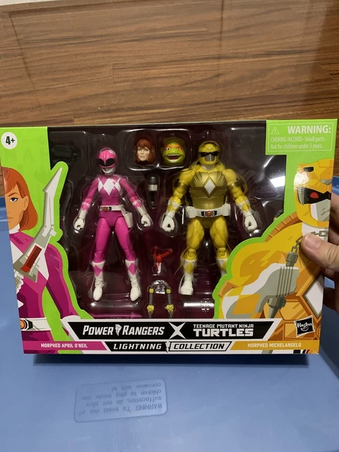 Power Rangers Lightning Collection X TMNT Morphed April O'Neil & Michaelangelo