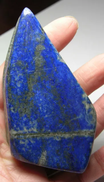 160 g Afghanistan spécimen de lapis-lazuli rugueux 100 % naturel dégringolé 5,6 oz 78 mm