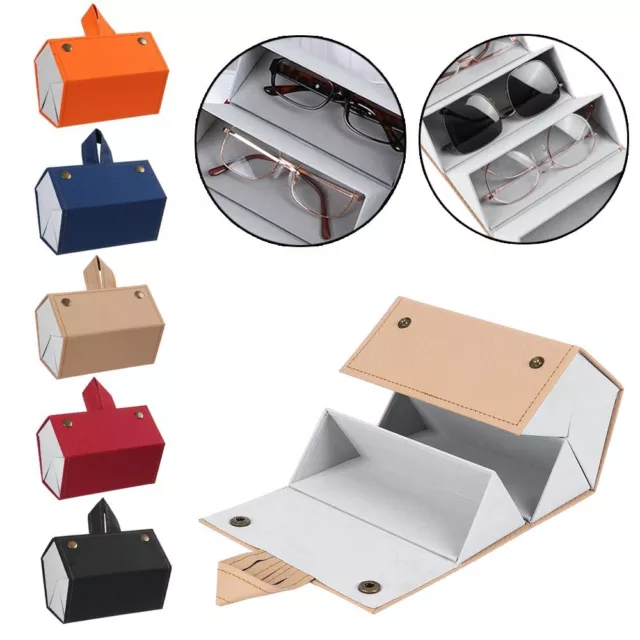 Multi-slot Storage Box Eyeglasses Holder Sunglasses Case Glasses Organizer