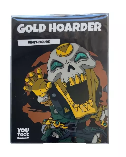 Youtooz Sea of Thieves Gold Hoarder Rare Exclusive Vinyl Figure NIB