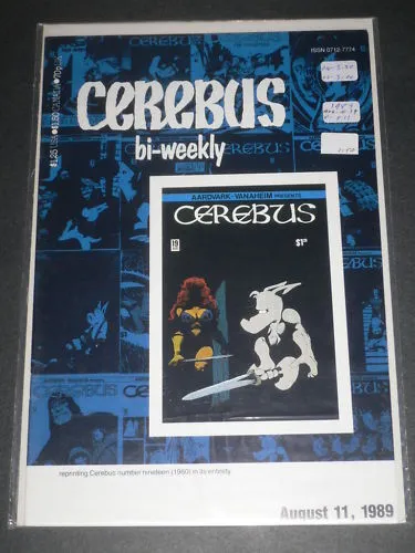 Cerebus Bi-Weekly #19 VFNM Aardvark Vanaheim August Aug 1989