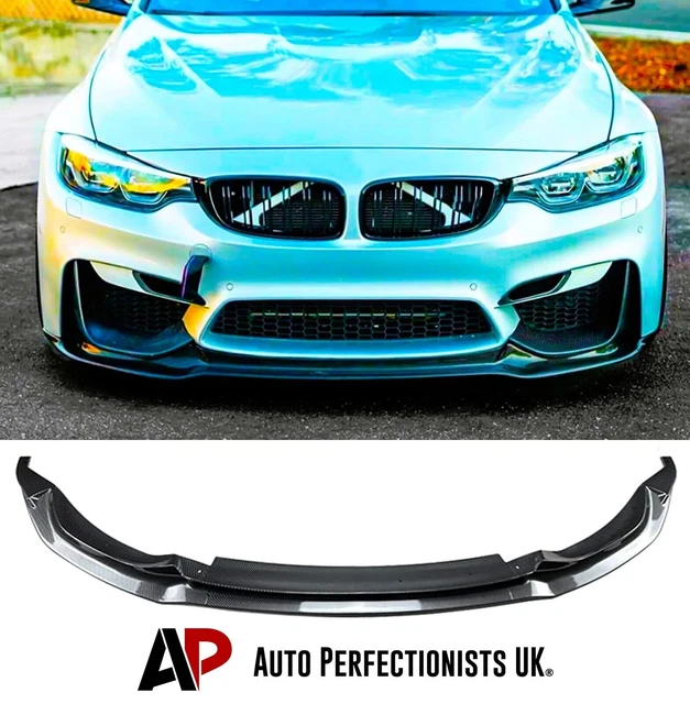 BMW M3 M4 F80 F82 F83 Carbon Fibre Front Splitter Spoiler Lip Body Kit ...