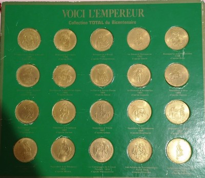 voici l'empereur collection total du bicentenaire publicitaire numismatique 