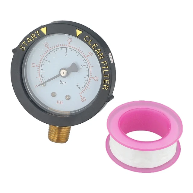 Manomètre Et Valve De Pression Pour Filtre Piscine - Compatible Pentair, Hayward - Kit De Remplacement - 8