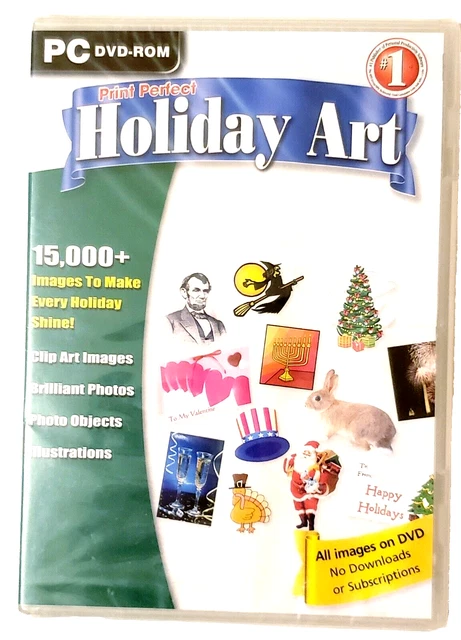 Holiday Art - Clipart PC Software, New & Sealed