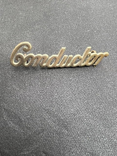 CONDUCTOR BUS COACH Omnibus Tram Tramway Railway Hat Cap Nickel Uniform ...