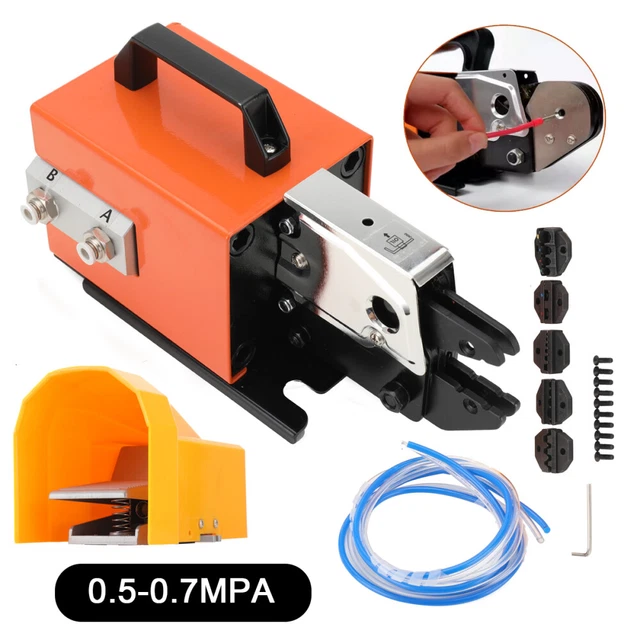 AM-10 Pneumatic Terminal Crimping Machine Terminal Crimper Pliers Tool