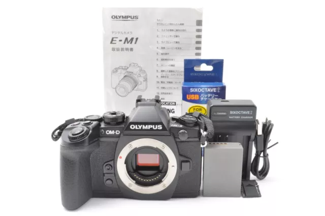 Olympus OM-D E-M1 16.3MP Digital Camera Body 3,400 shots From JAPAN [Near Mint]