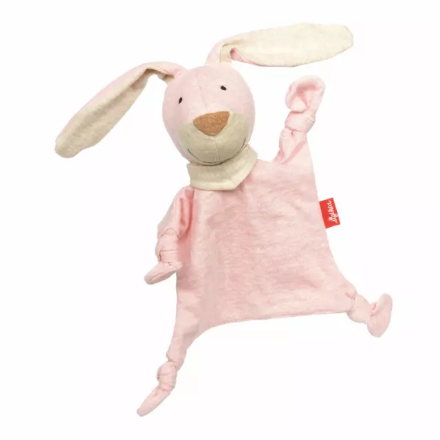 sigikid Mini écharpe en jersey Lapin Tiny Tissues Doudou 18 cm